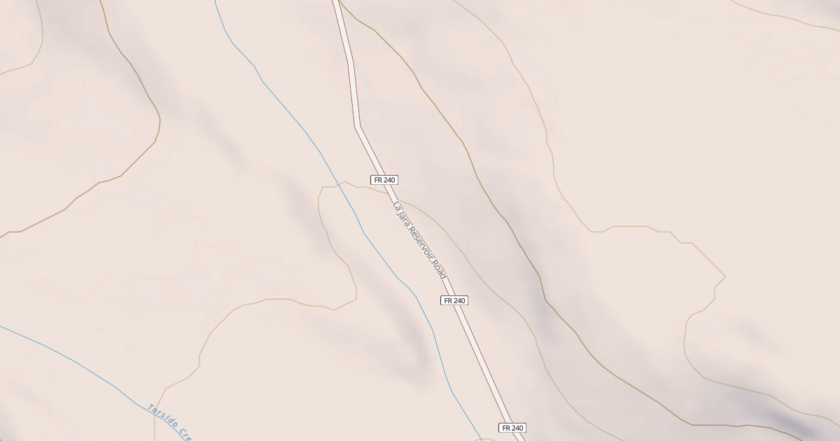 Map preview of LA JARA RESERVOIR