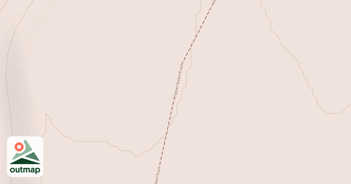 Map of Copper Lake Trail