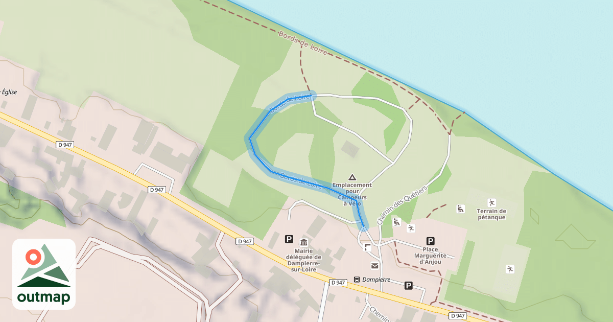 Map of Bords de Loire