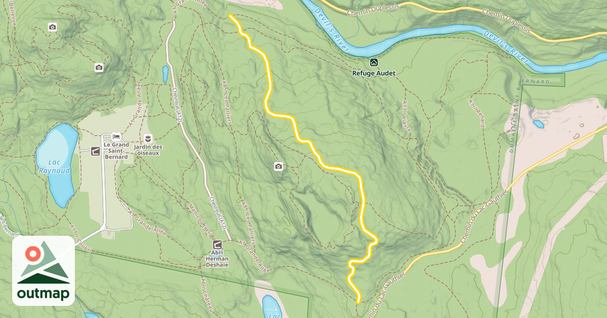 Map of A14 / Vénérable