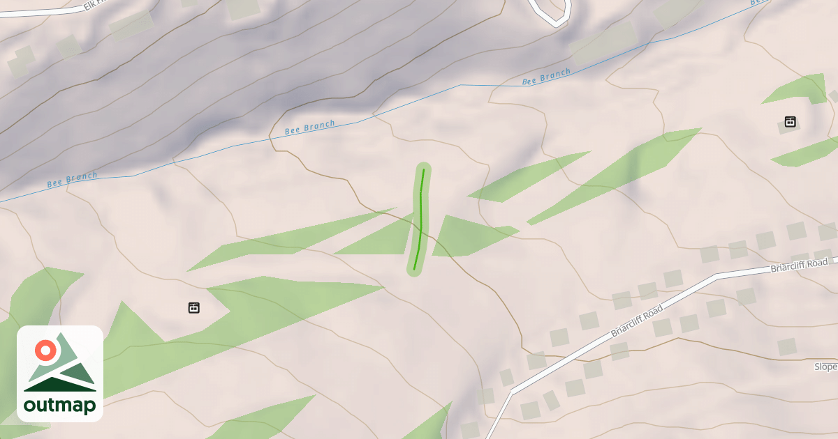 Map of Little Nell in Avery