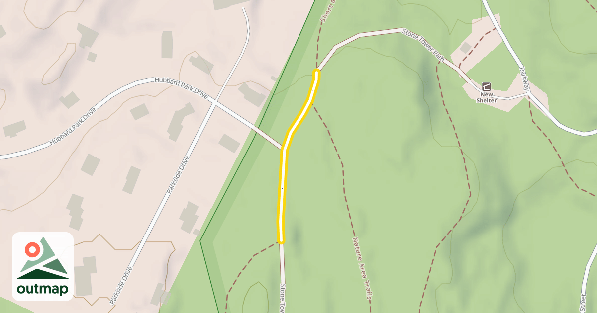 Map of Stone Tower Path