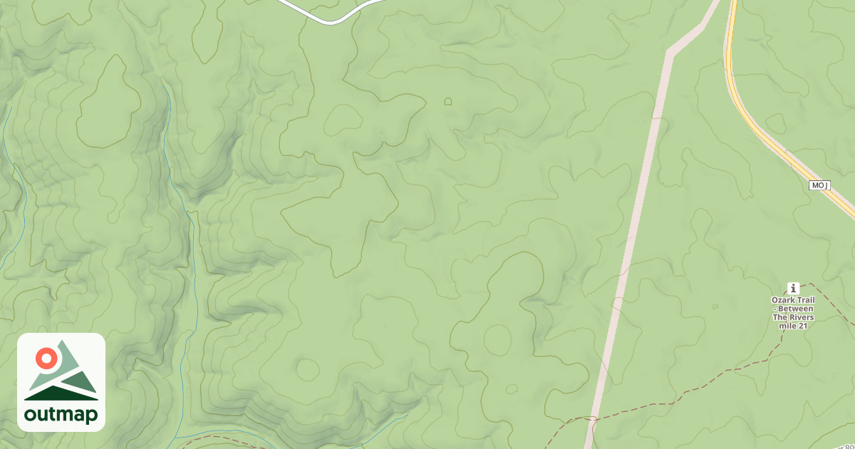 Map of MULE PASTURE POND