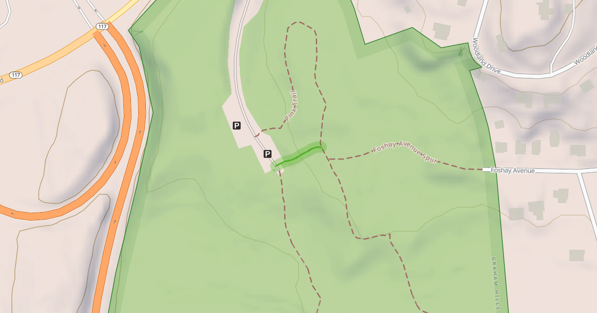 Map preview of Pink Trail (Lot Spur)
