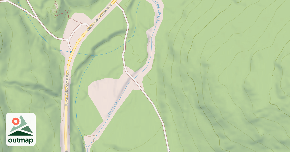 Map of Catamount Trail