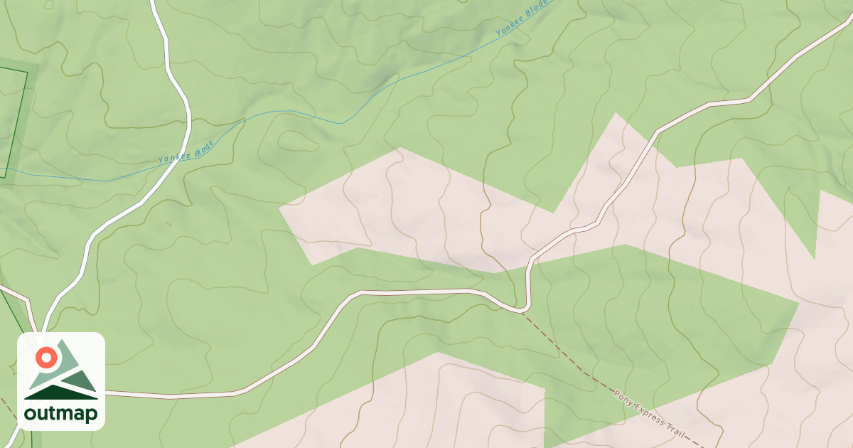 Map of YANKEE BLADE LOOP