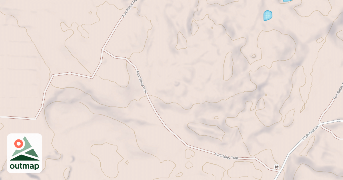 Map of Fort Ripley Trails