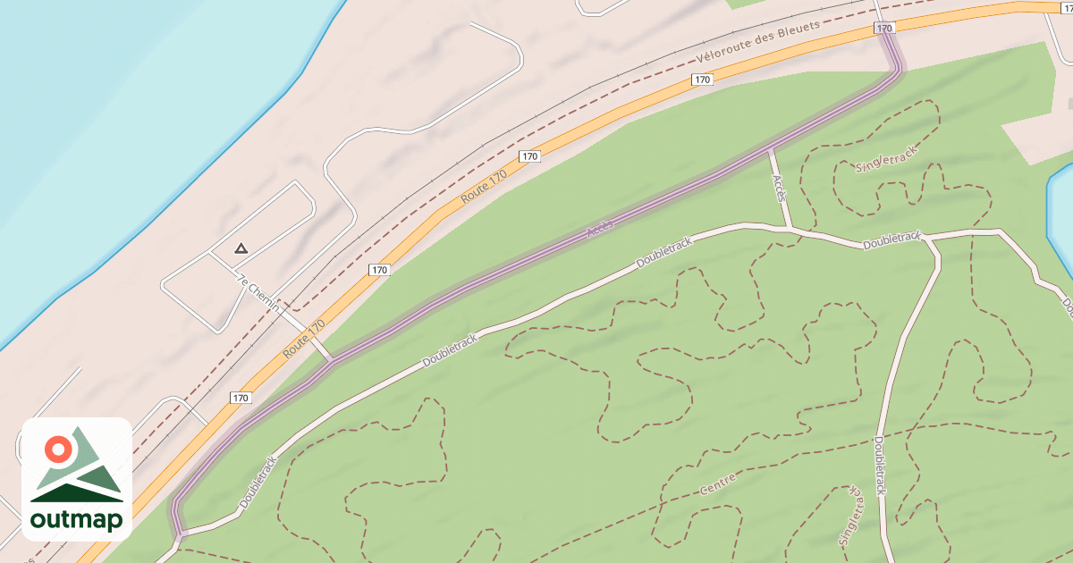 Map of Accès