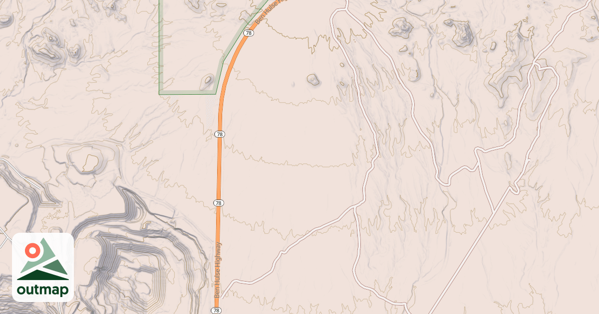 Map of BLM National GTLF Public Motorized Roads 48e2ed74-b150-437a-a05b-f41dc5c19a43