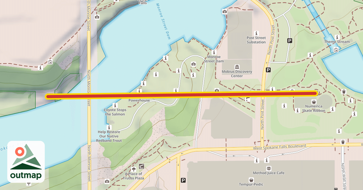 Map of SkyRide