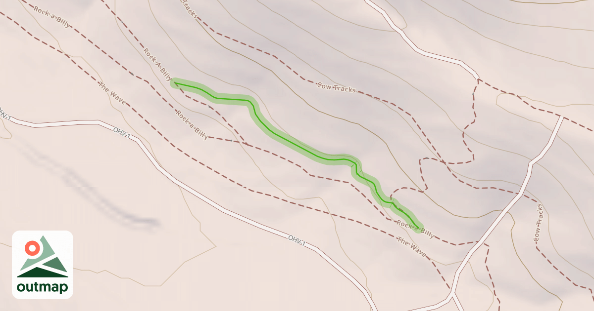 Map of Rock-Around Trail