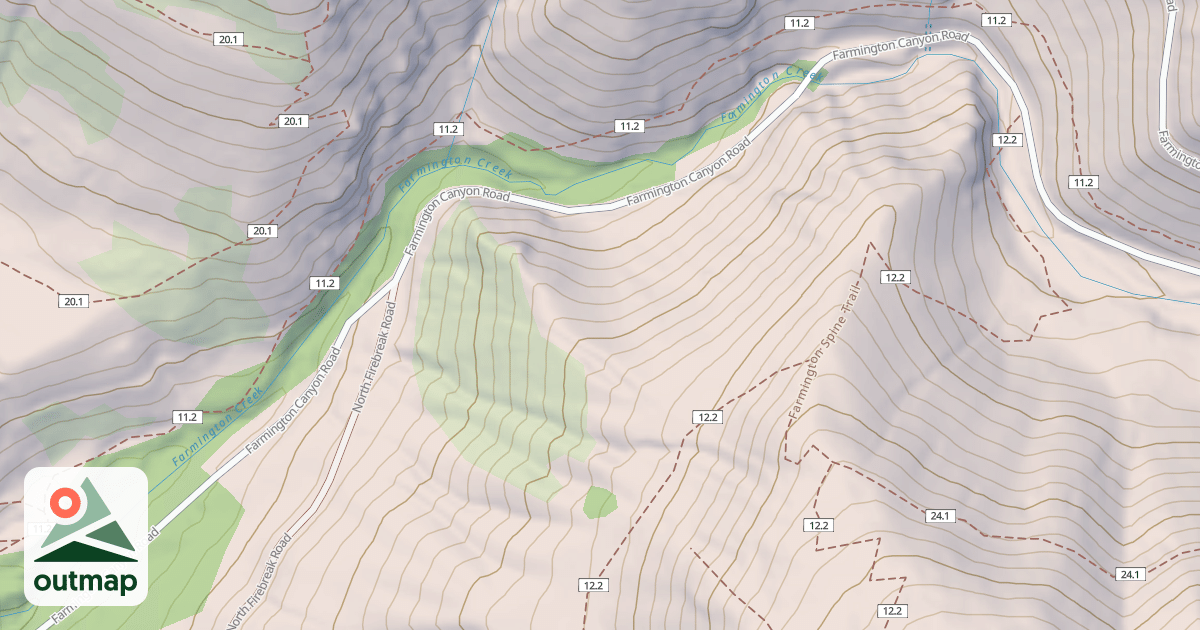 Map of Farmington Canyon Atv
