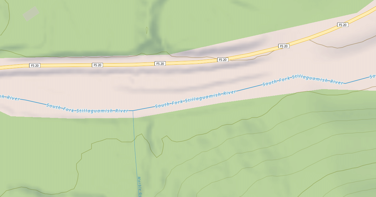 Map preview of MARBLE GULCH PARKING