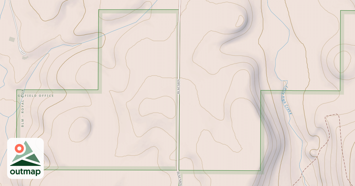 Map of BLM National GTLF Public Motorized Roads 98d0848a-5953-4d8a-a85e-c1be48a3db80