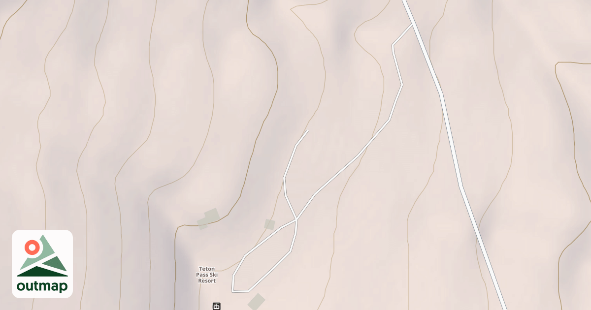 Map of TETON PASS SKI AREA