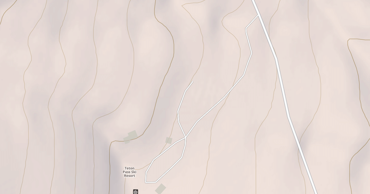 Map preview of TETON PASS SKI AREA
