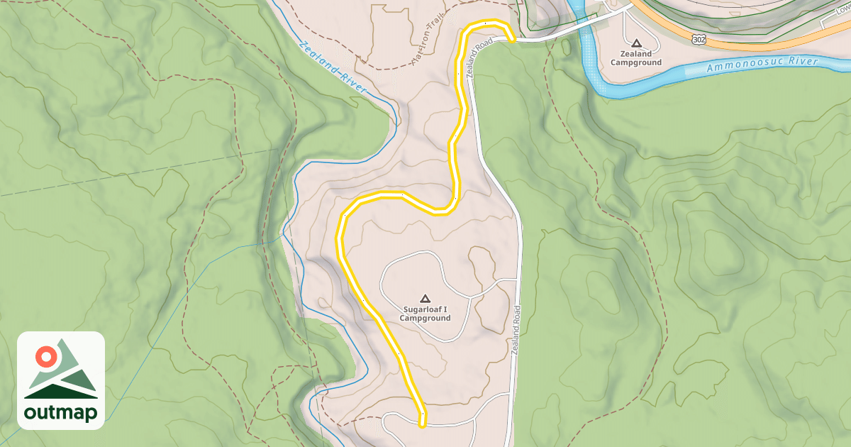 Map of Spruce Goose XC Ski Trail