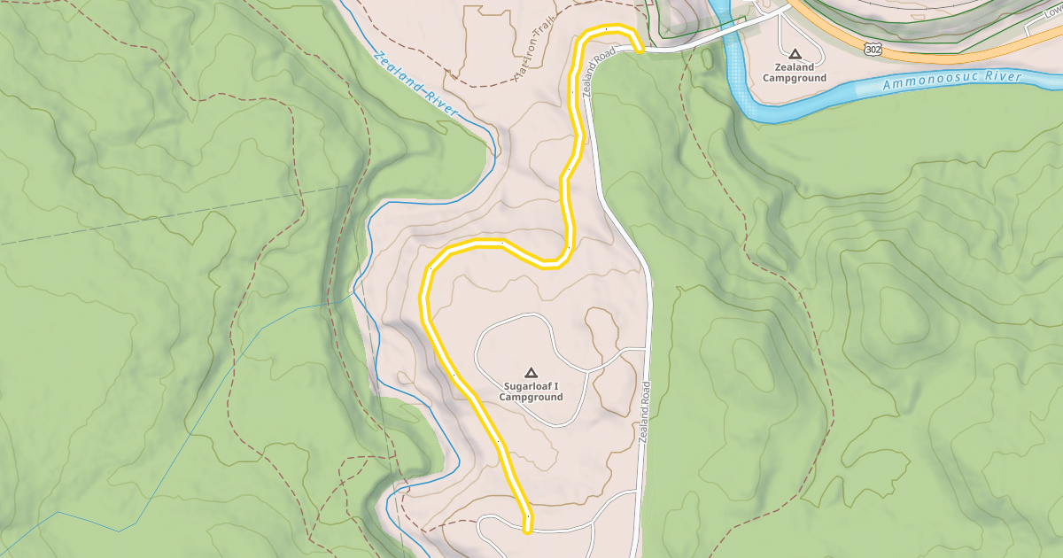 Map preview of Spruce Goose XC Ski Trail