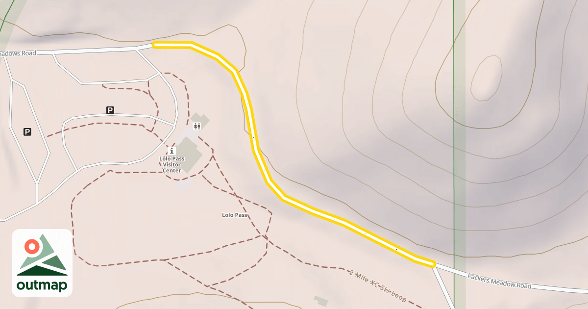 Map of Packers Meadow Road