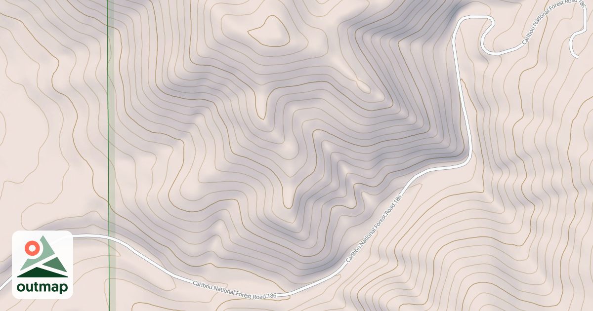 Map of DIAMOND GULCH