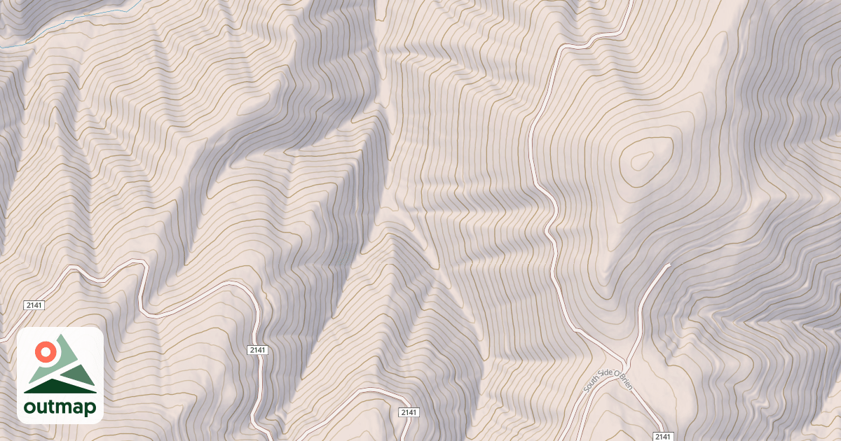Map of LITTLE SLIM EAST