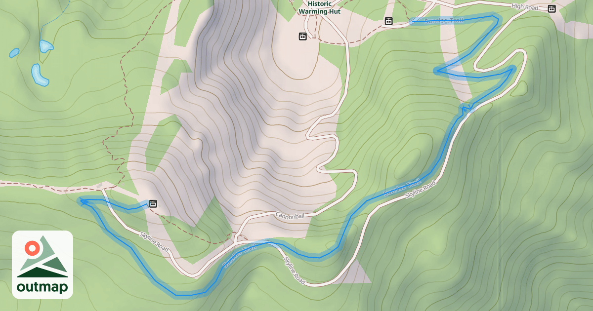 Map of Sunrise Trail