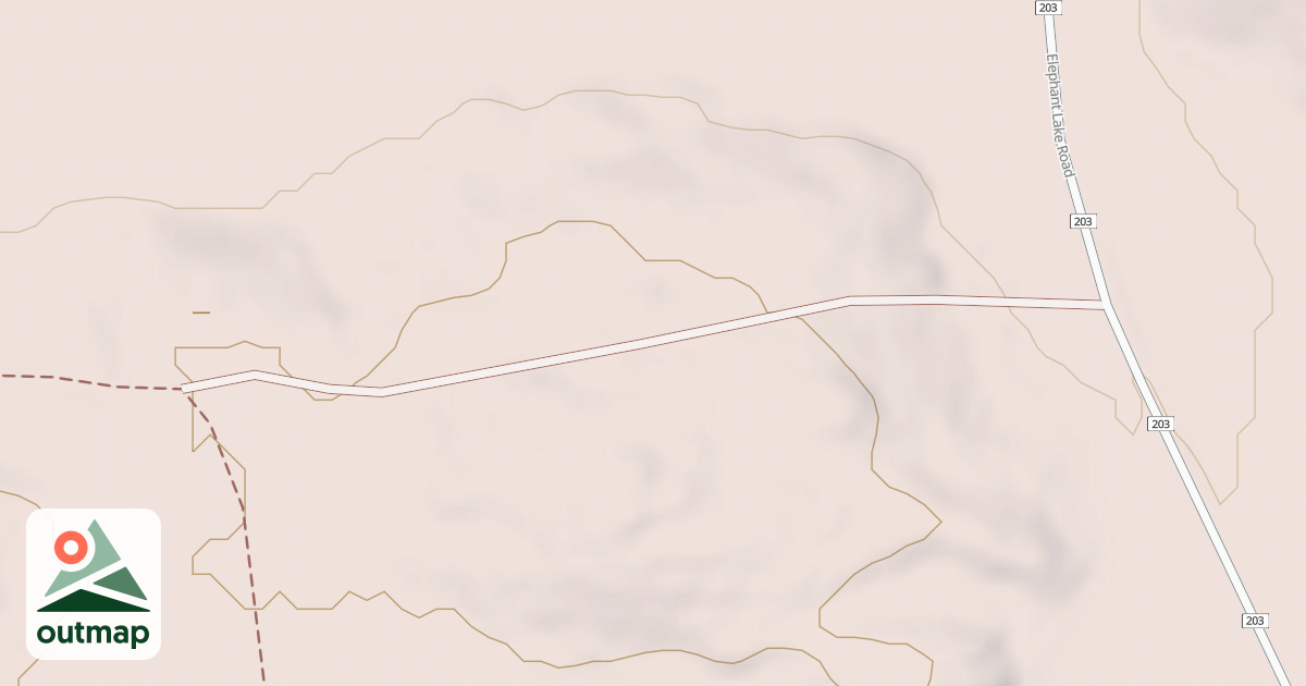 Map of ELEPHANT LAKE SPUR F