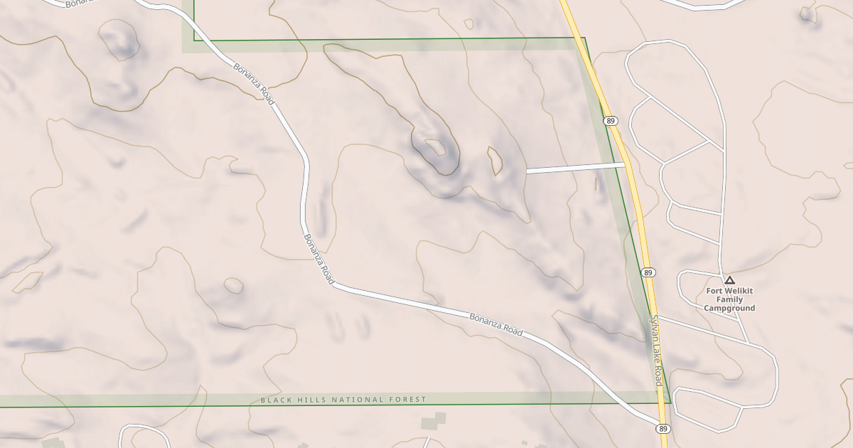 Map preview of BONANZA ROAD