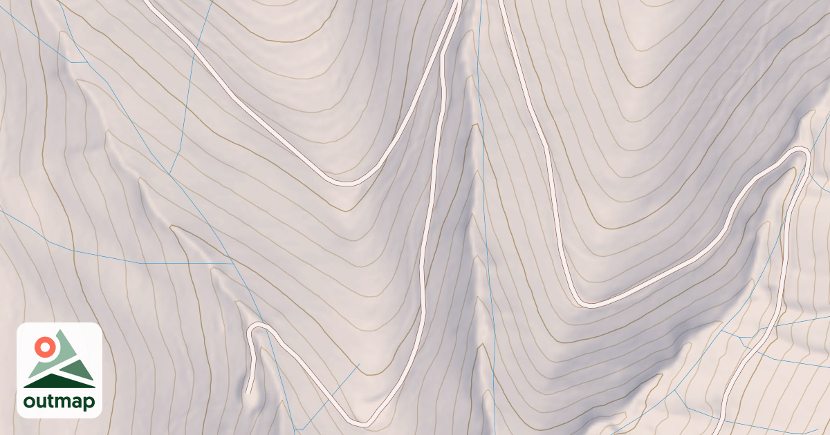 Map of BARKER SPUR A