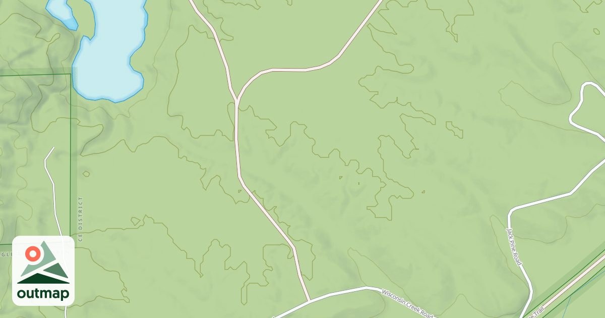 Map of DAHLS SIDING ROAD