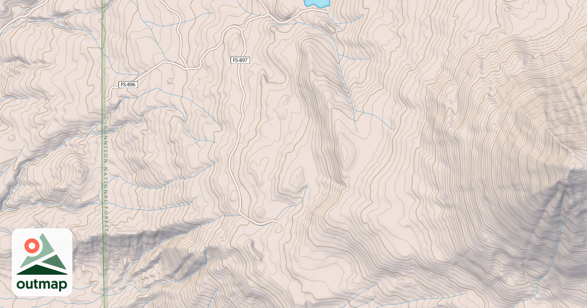 Map of USFS Motor Vehicle Use Map Trails 5207