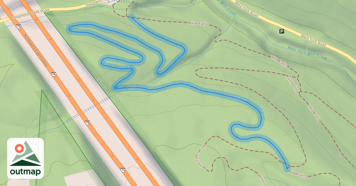 Map of Exit 14