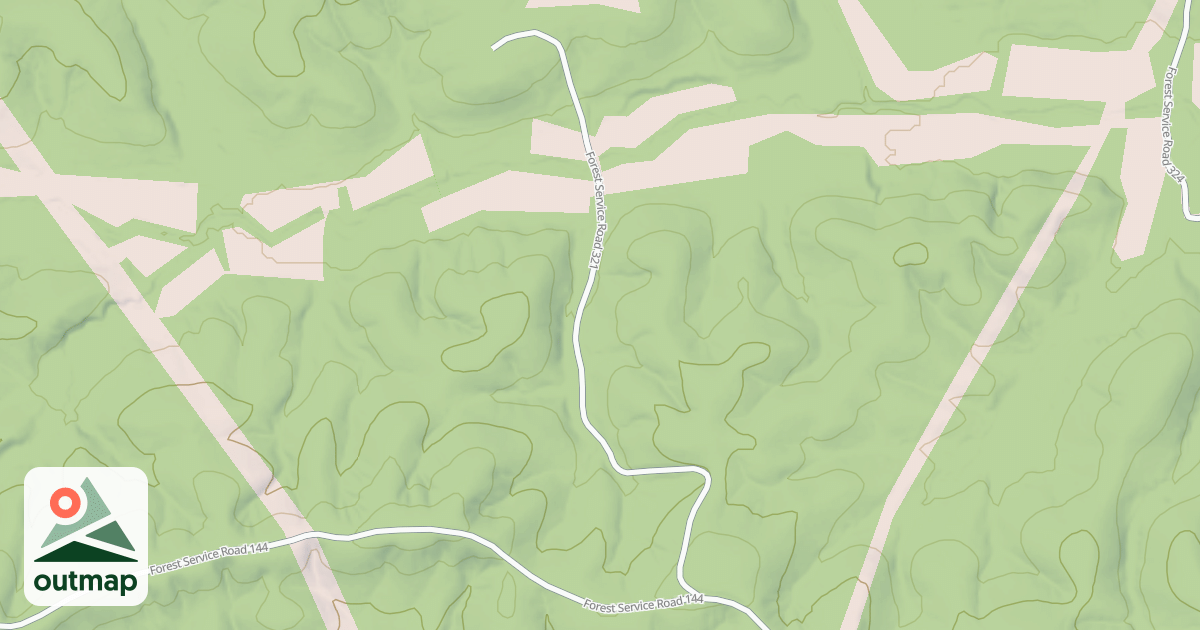 Map of SALEM CEMETERY ROAD