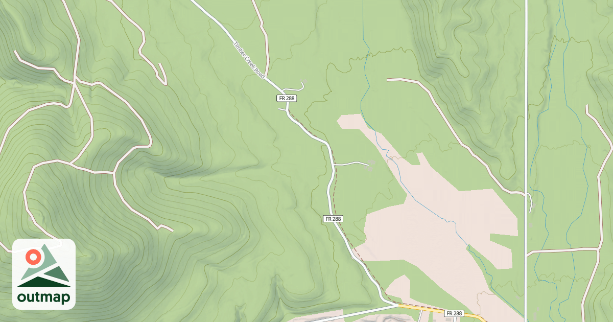 Map of PACKER CREEK