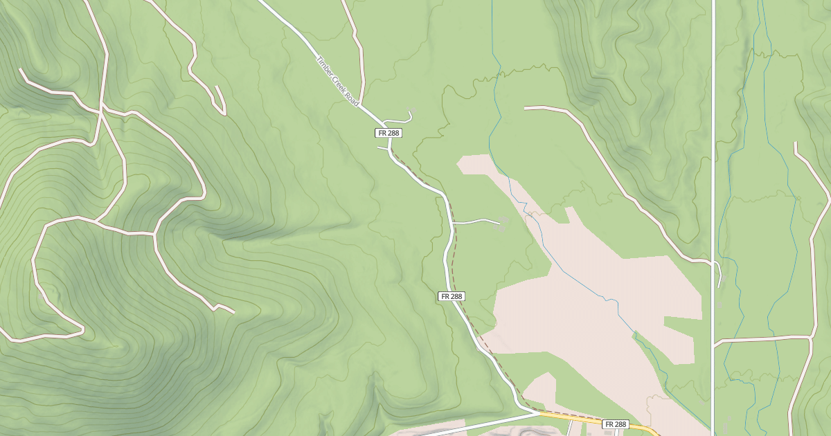 Map preview of PACKER CREEK