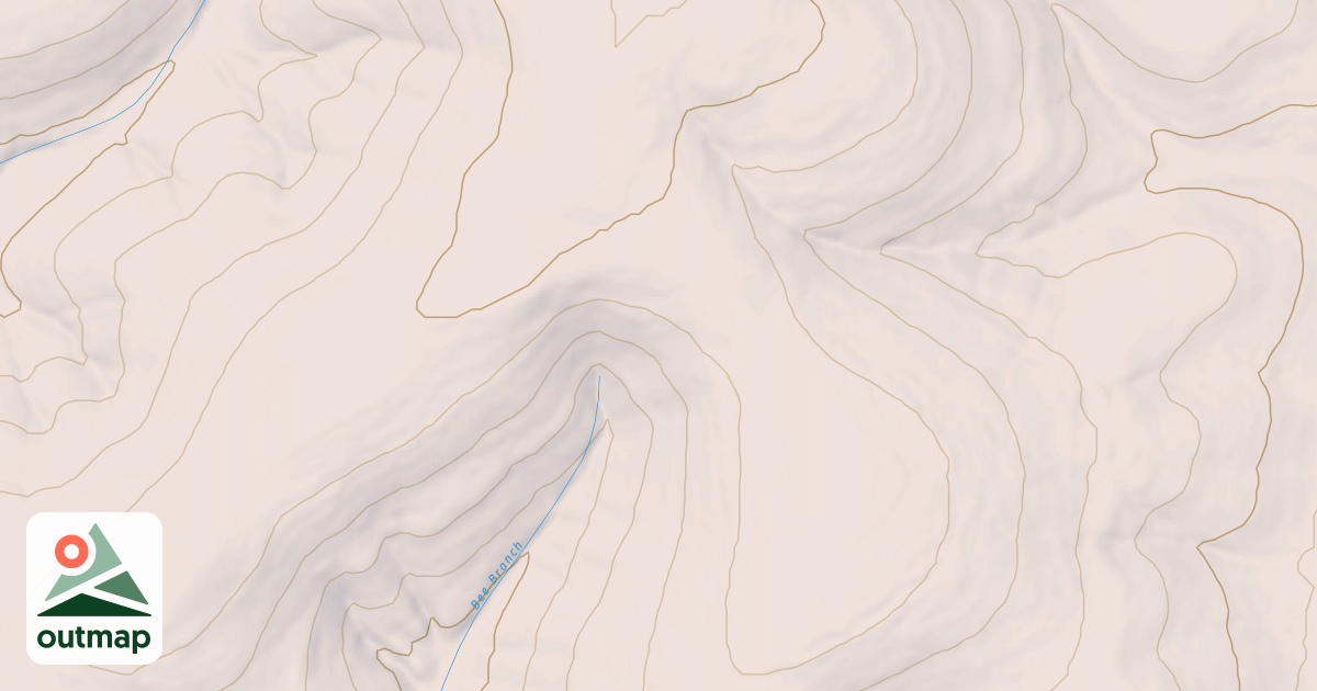 Map of DELLA RAMSEY RIDGE SPUR B