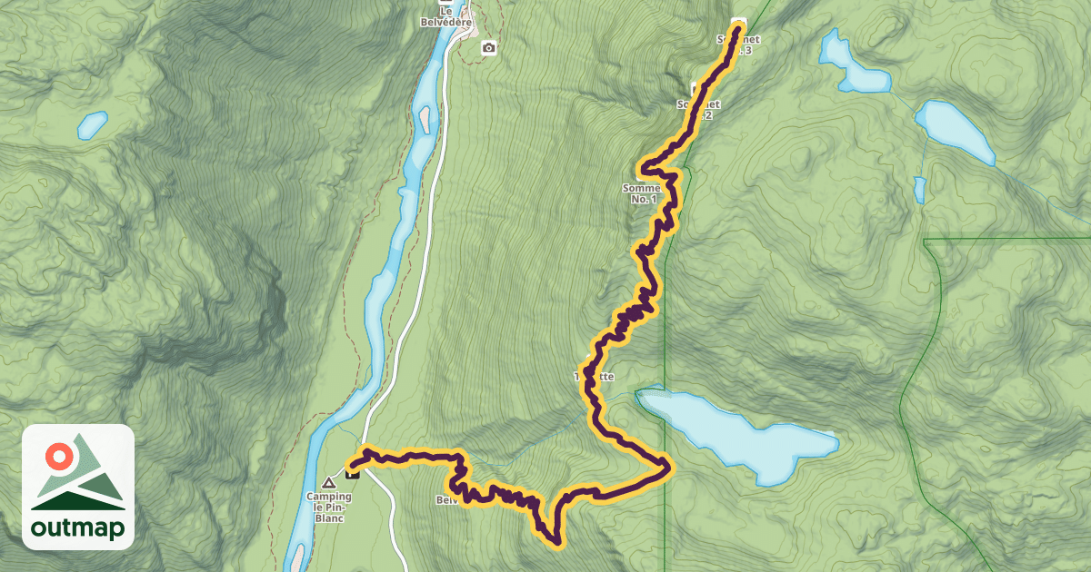 Map of Acropole des Draveurs Trail
