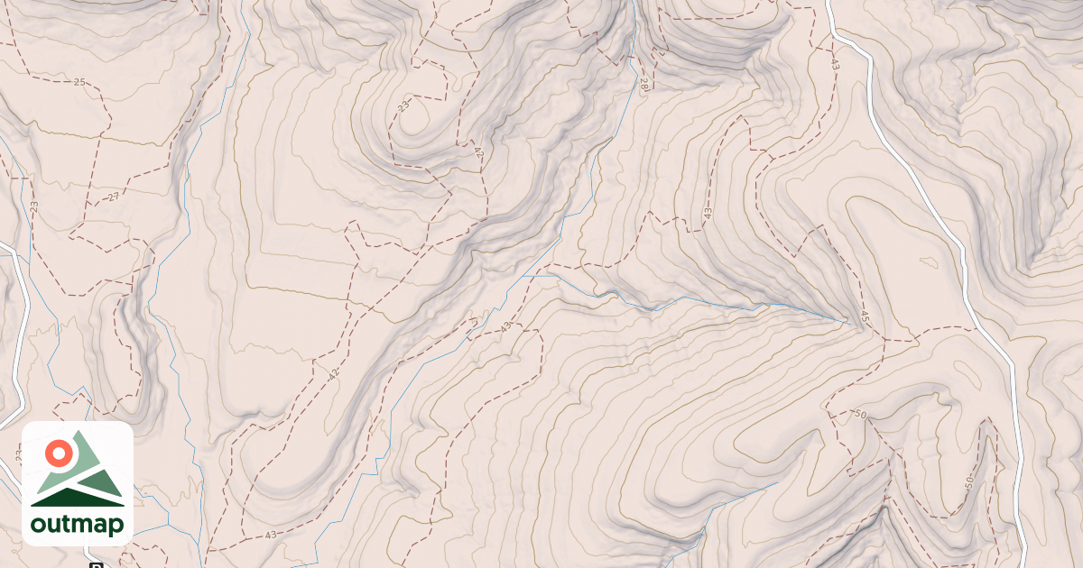 Map of BROCK CREEK #43
