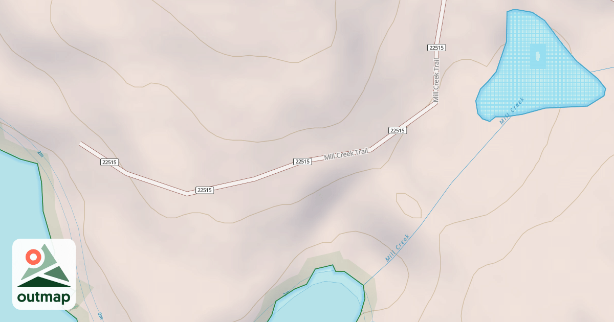 Map of Mill Creek Trail