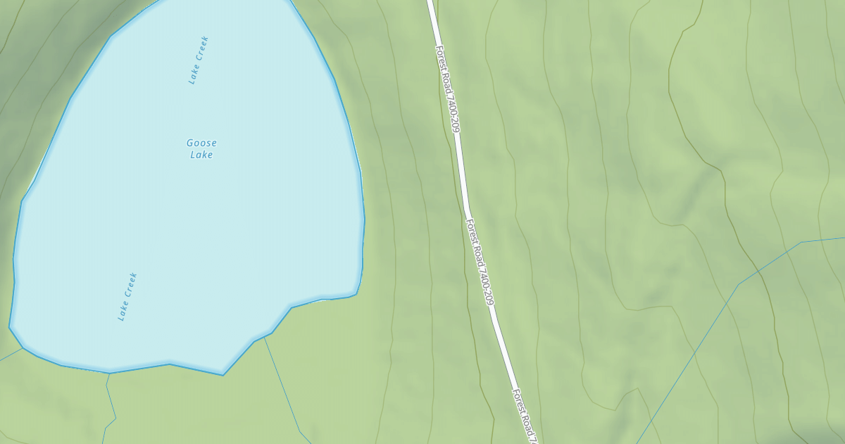 Map preview of GOOSE LAKE