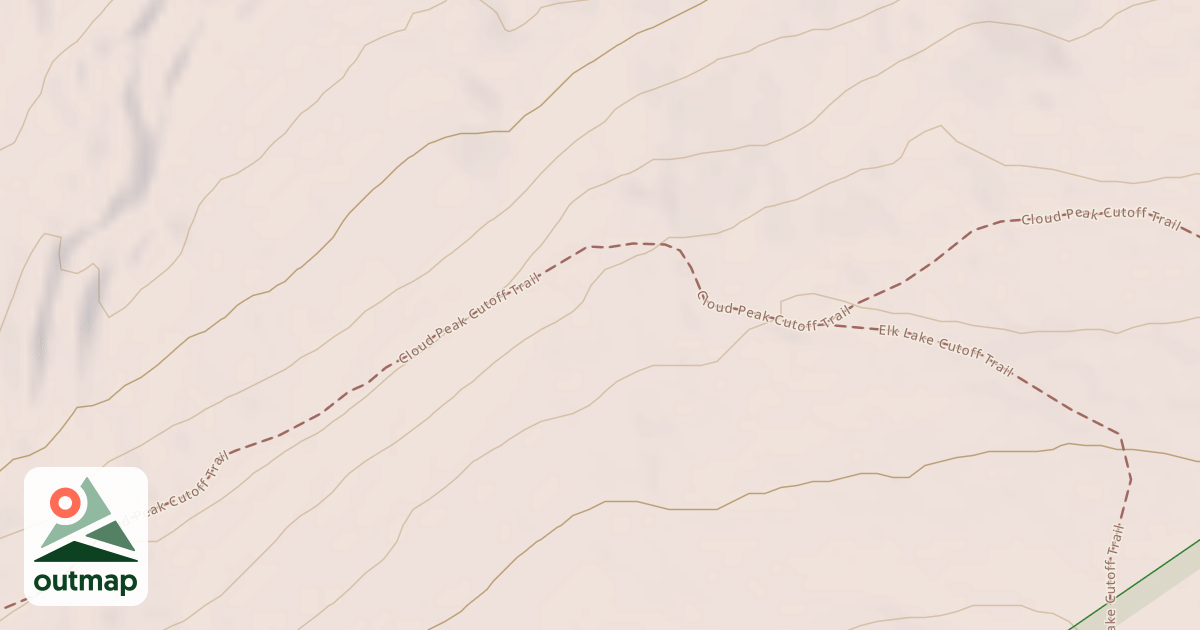 Map of Cloud Peak Cutoff