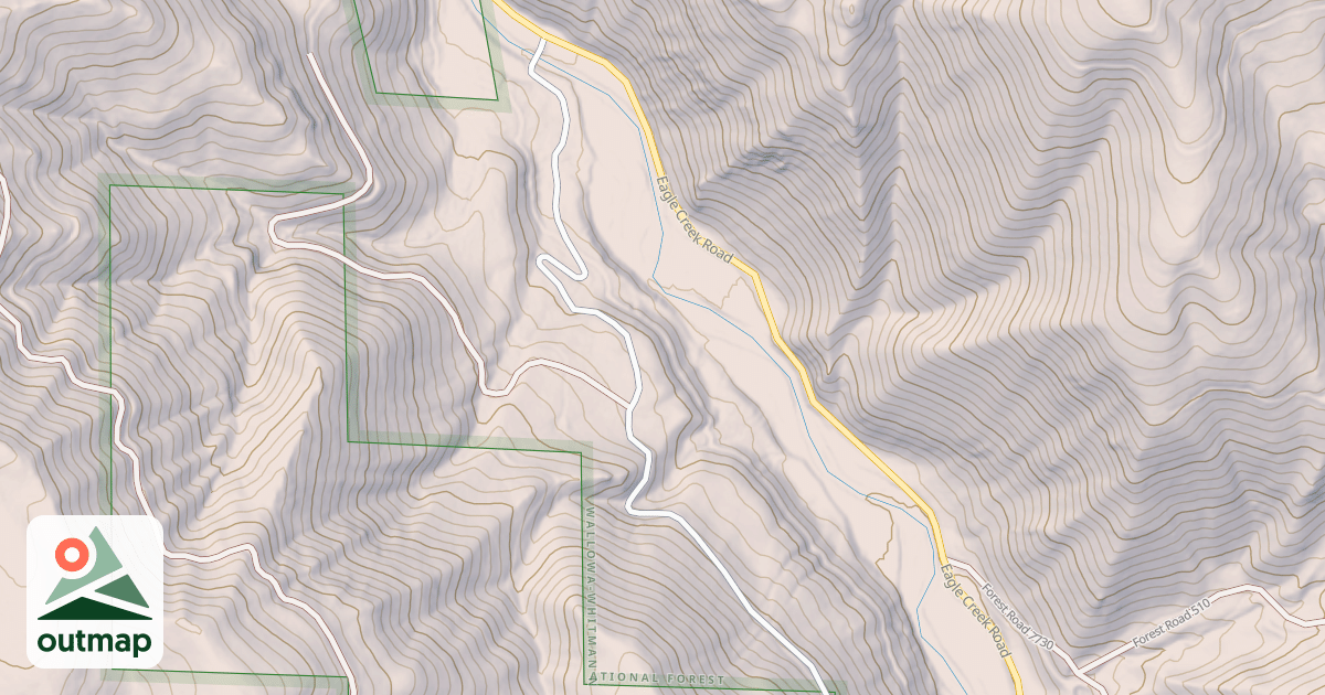 Map of Lily White Snowmobile