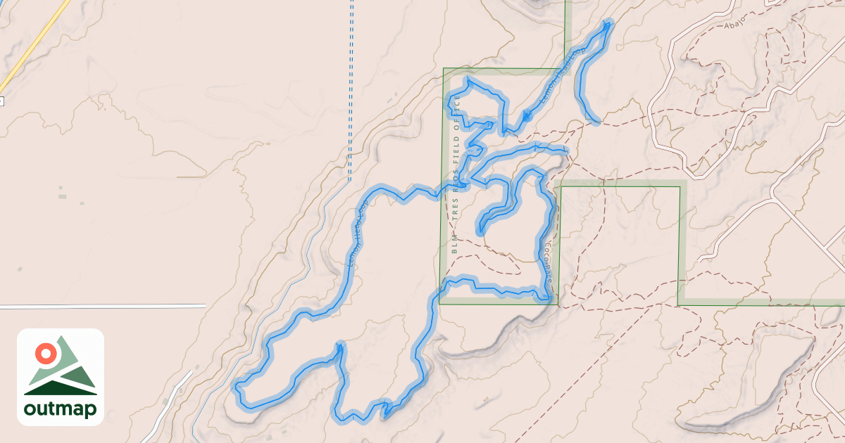 Map of Lemon Head Loop