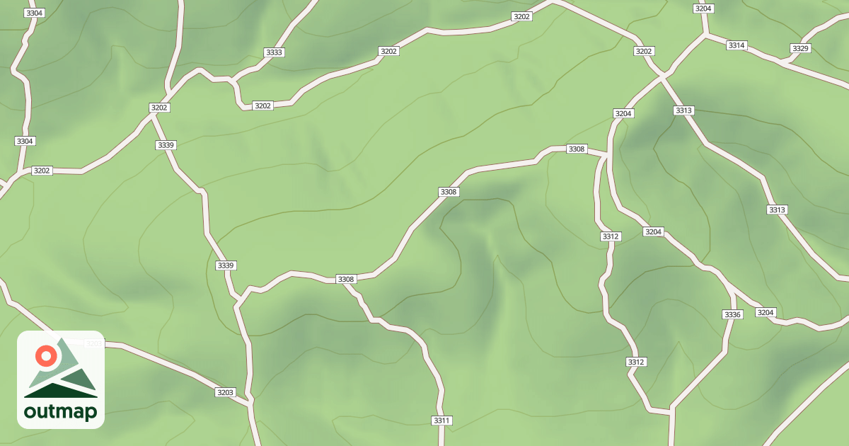 Map of USFS Motor Vehicle Use Map Trails 19496