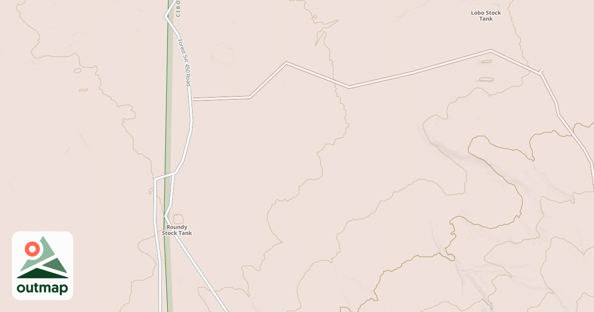 Map of LOBO CREEK