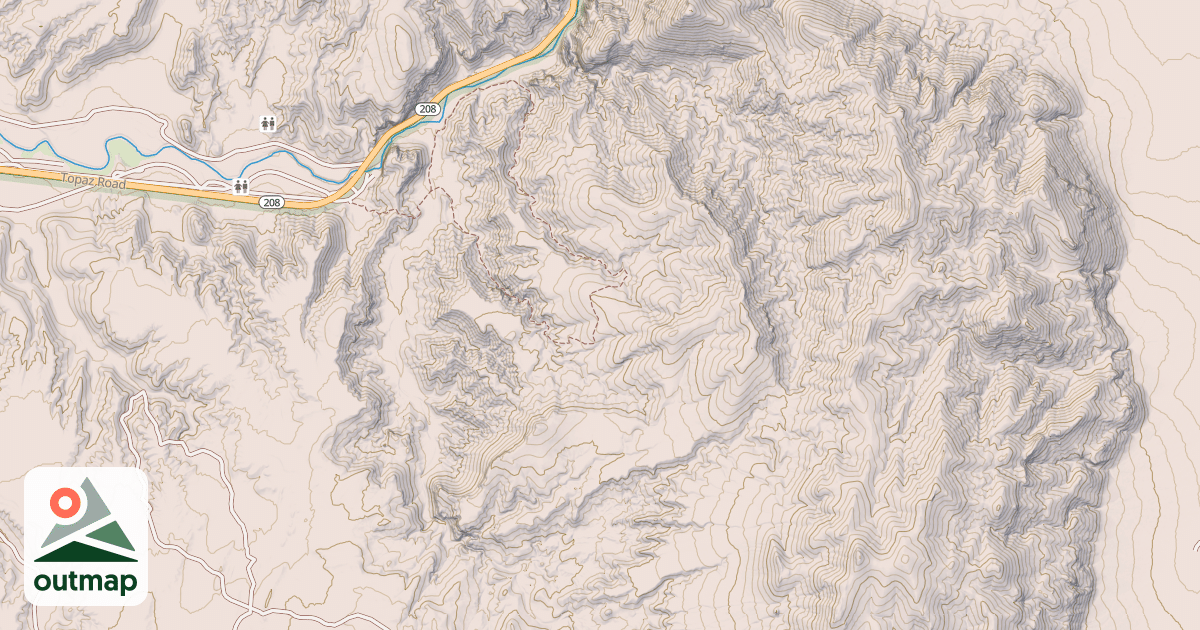 Map of WILSON CANYON ST