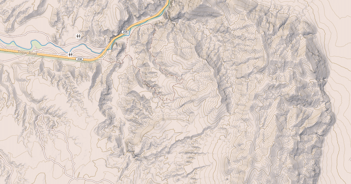 Map preview of WILSON CANYON ST