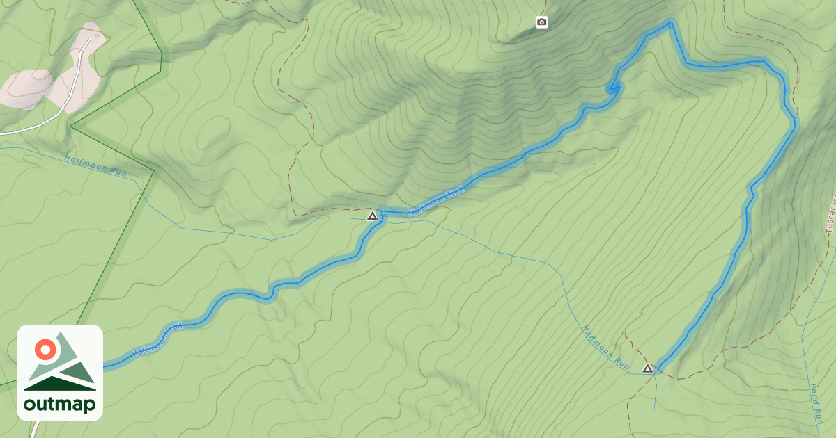 Map of Halfmoon Trail