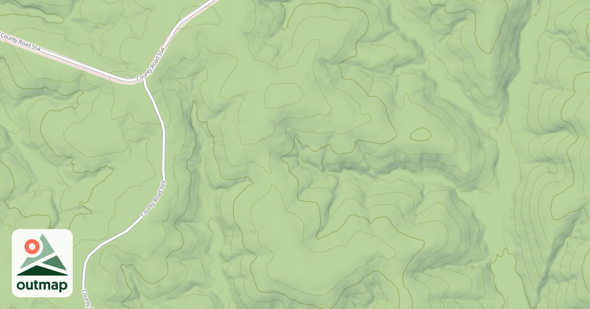Map of BARXTEL HOLLOW