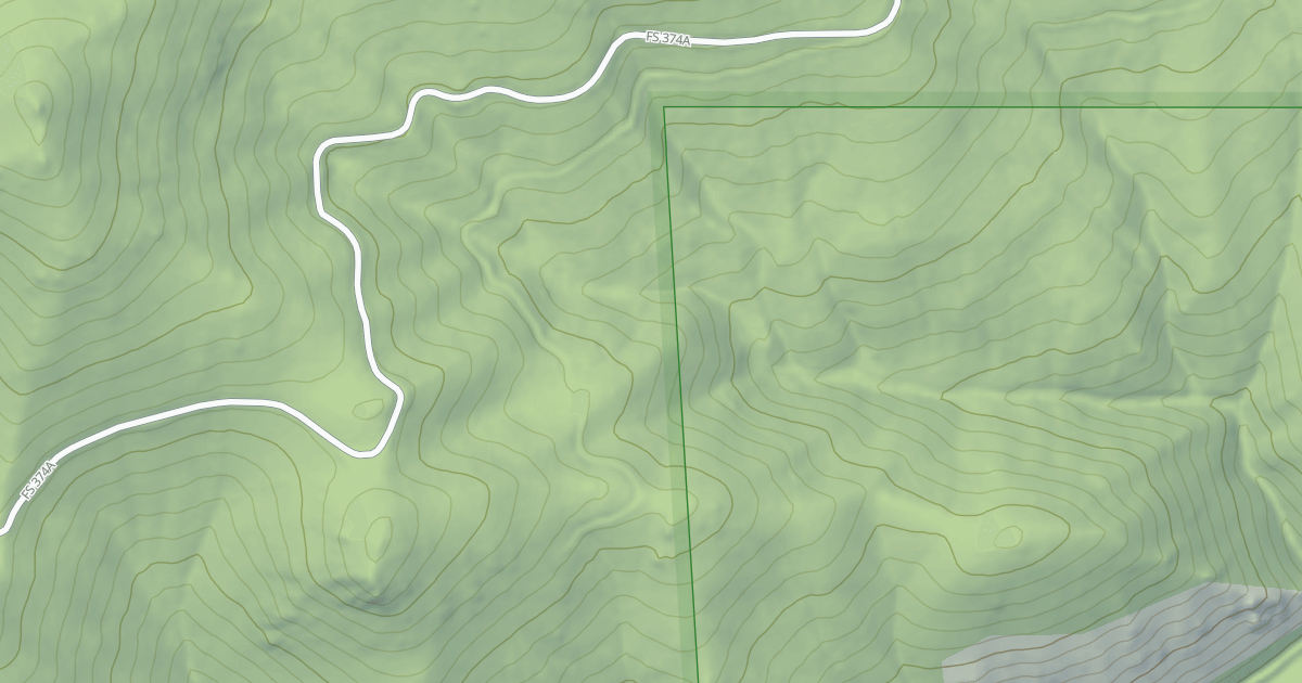 Map preview of (FDR) WEST FK BTTR-HART BENCH
